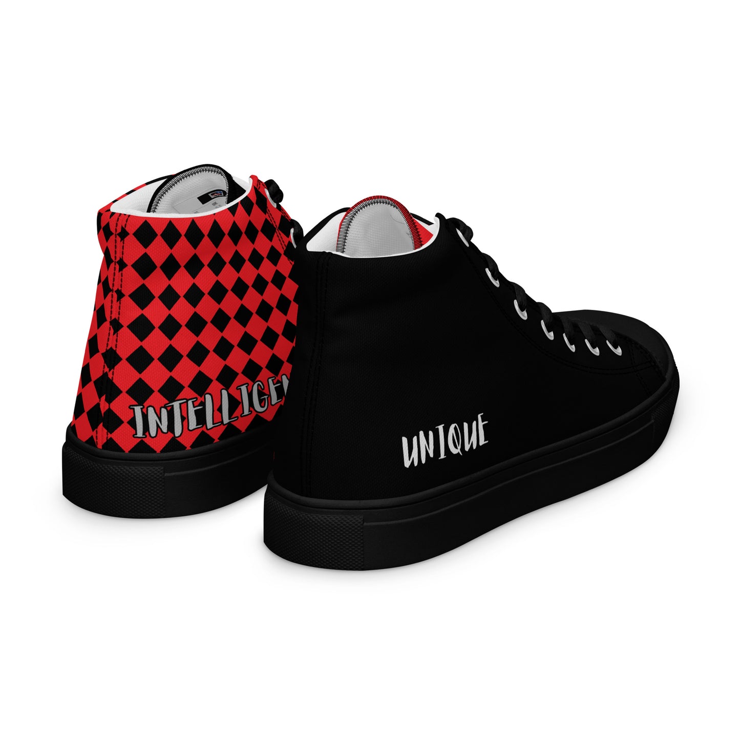 Powerful/Worthy Checker High Tops (W)