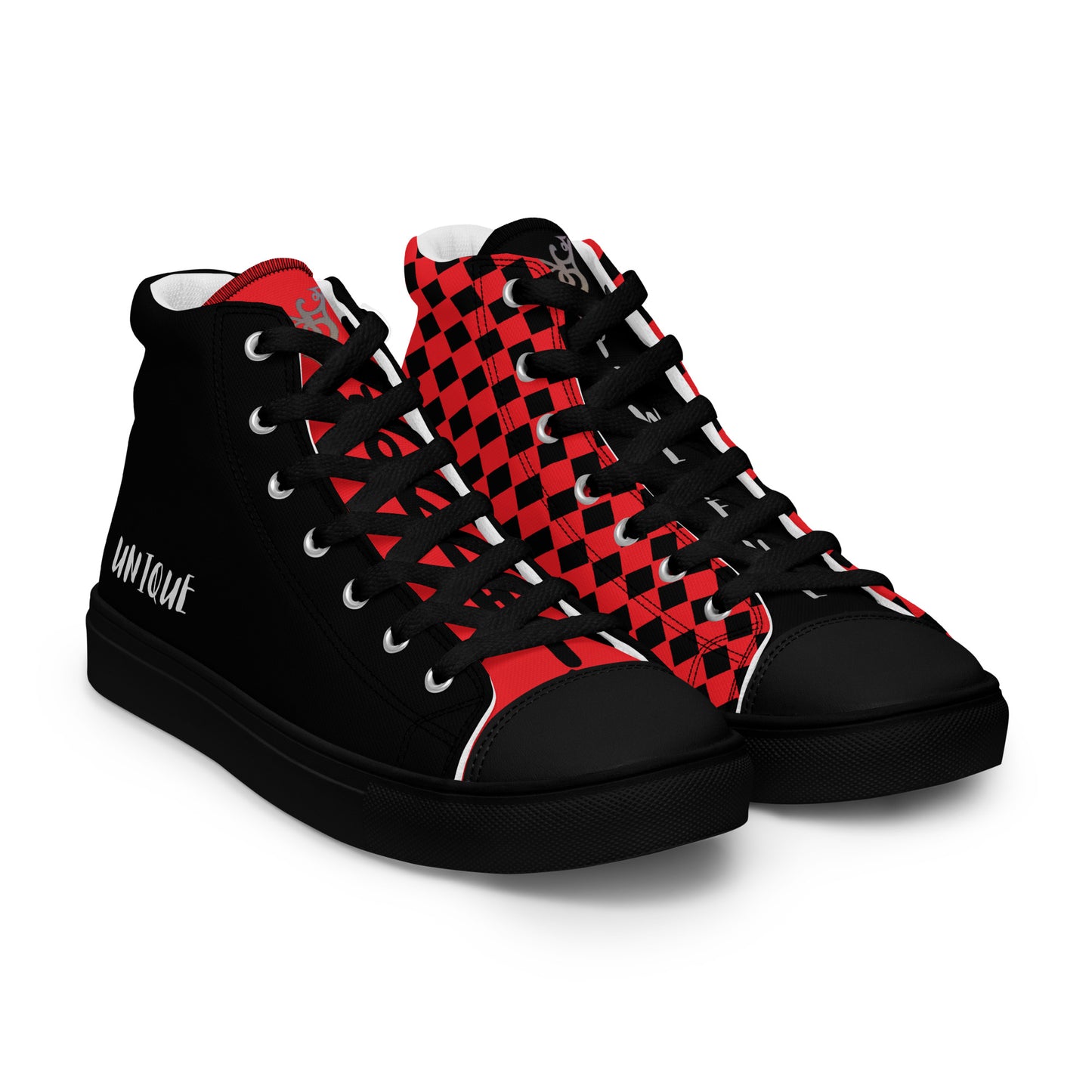 Powerful/Worthy Checker High Tops (W)