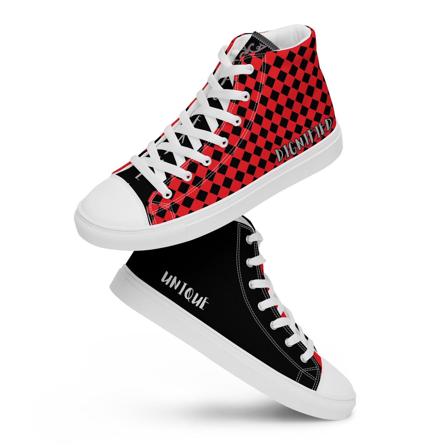 Powerful/Worthy Checker High Tops (W)