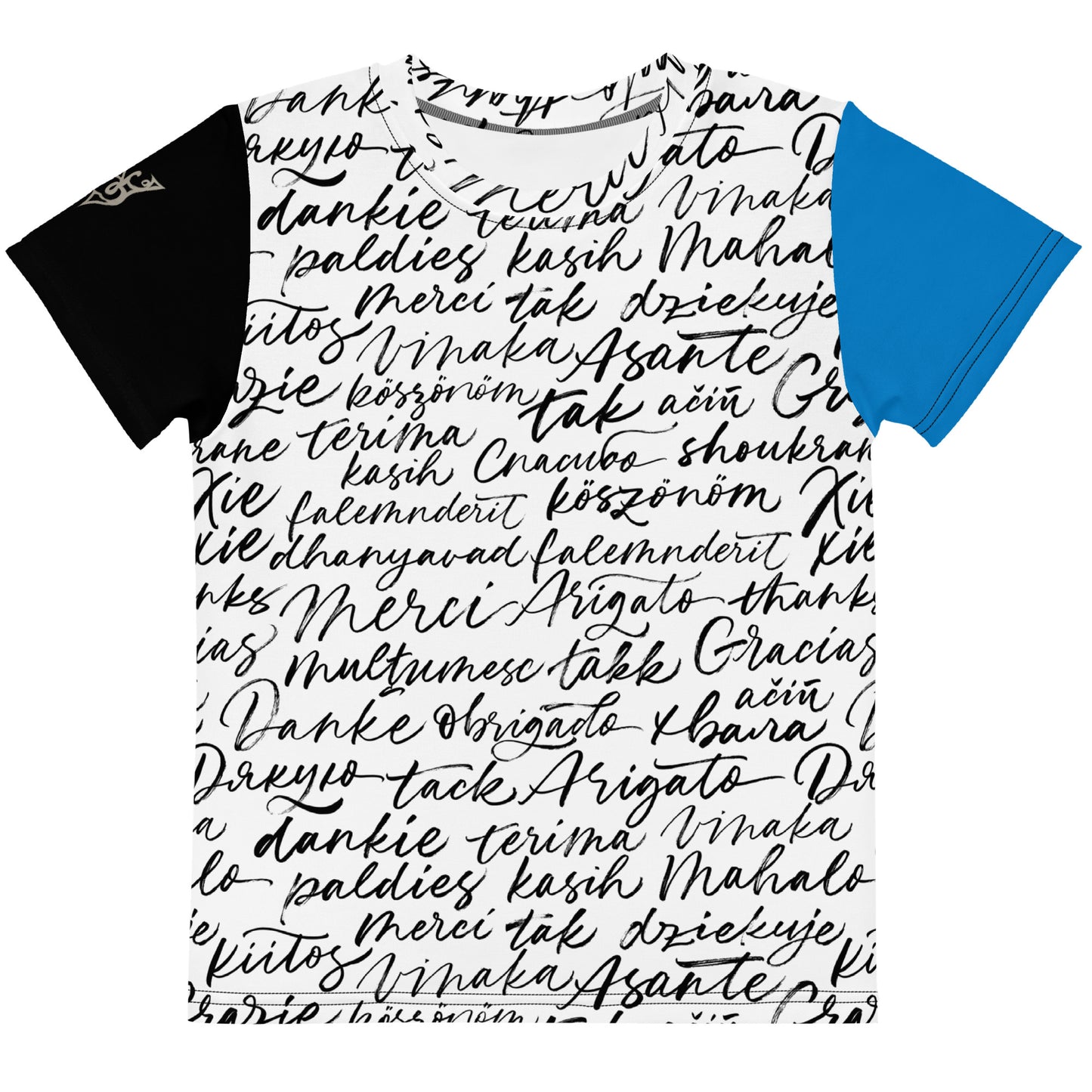 Black and Blue Gratitude Tee