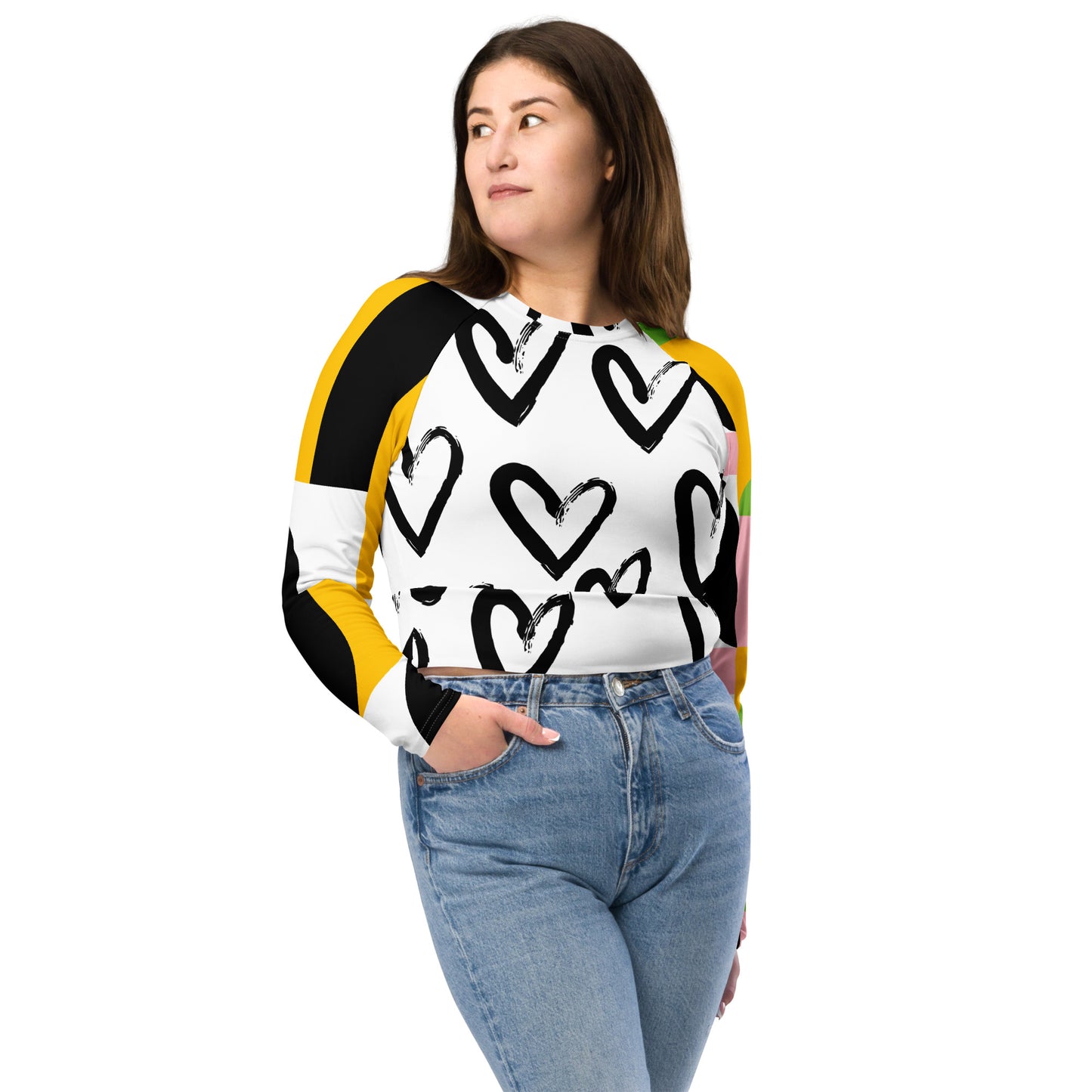 Eco Friendly Love Crop Top